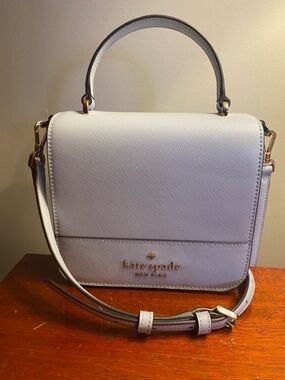 kate spade Light Blue Structured Top-Handle Crossbody